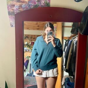 Athleta Quarter-Zip, Turquoise, Size Small, Like New Condition